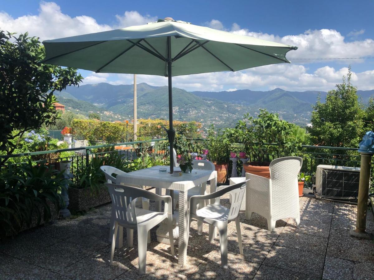Al Rifugio Di San Massimo, Beautiful Studio With Terrace Surrounded By Nature In Rapallo Exteriör bild